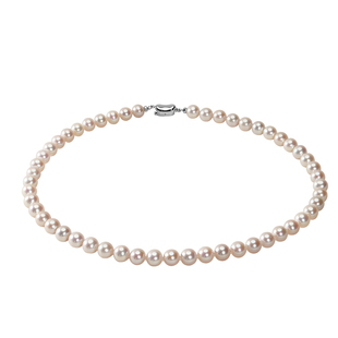 觉色五星极光伴彩正圆欧若拉7.5-8.5mm淡水无核珍珠项链女520礼物