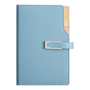 A6搭扣笔记本子随身携带口袋本简约文艺精致日记本带笔插记事本幼师护士医生备忘录工作本会议本定制可印logo