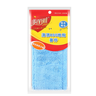 美丽雅潇洒400通用拖把配件 拖把头超细纤维拖布平板拖把替换布