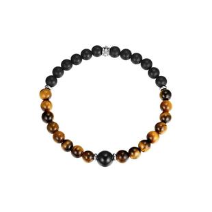 CCO虎眼石一眼万年手串男玛瑙叠戴串珠手链配饰送男友