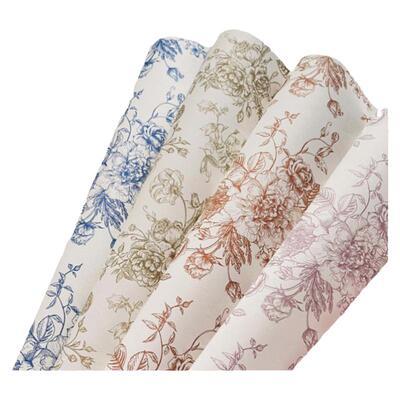 芯苼原创午后红茶风华纸包装纸