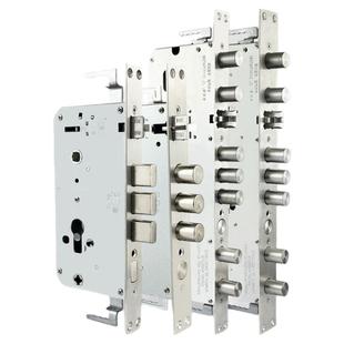 防盗门锁体智能锁芯不锈钢防卡霸王圆柱全自动家用指纹锁专用锁体