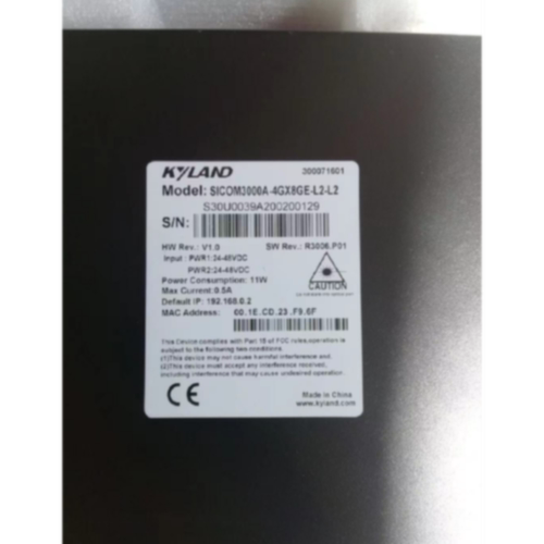议价东土SICOM3000A-4GX8GE-L2-L2  交换机KIEN1005A-1M4T-ST05-L