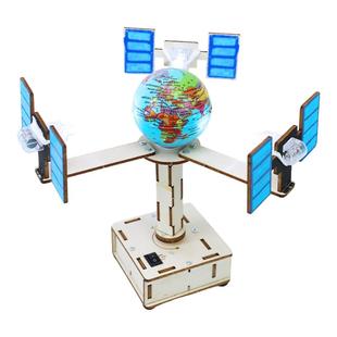 科技小制作地球同步卫星模型小学生手工作品物理科学小实验材料包