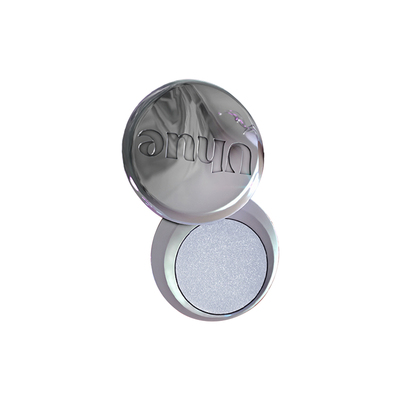 一颗成妆！Uhue单色眼影眼影膏多用膏银色蓝色小烟熏珠光显色Y3K