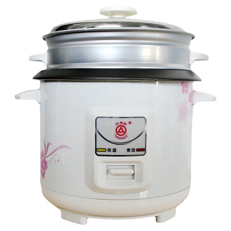 三角不粘电饭煲5L带蒸笼