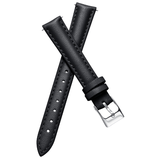 防汗防水表带女细款14mm搭配时尚女款防水女孩手表通用配件16毫米