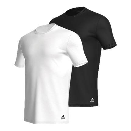 Adidas阿迪达斯圆领短袖T恤男夏季亲肤舒适柔软宽松情侣家居服女
