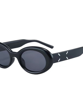 2025新品GM联名款M005椭圆形猫眼墨镜女小红书同款显脸小太阳眼镜