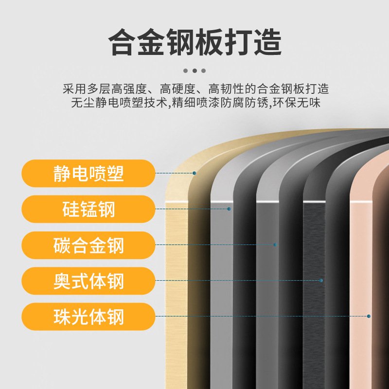 15衣柜首饰保险箱家用防盗小型机械锁密码箱小型零花钱批发保险柜