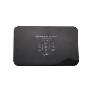 NPC定制 P系列黑骑士美甲笔刷 大方圆头拉线渐变法式光疗排笔套装