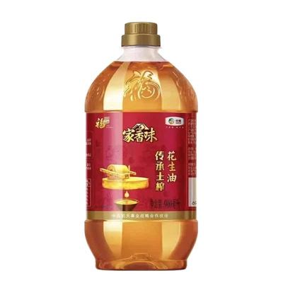 福临门家香味传承土榨花生油900ml 中粮家用食用油小瓶装植物油