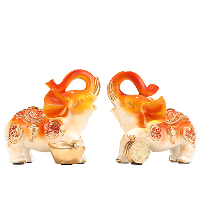 泰国酒柜吸水大象招财象客厅象摆件摆设品小家居工艺品装饰品小象