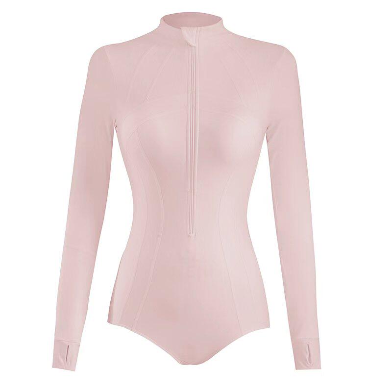 潜水服女连体显瘦防晒温泉游泳衣