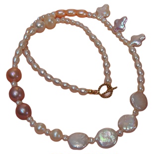 沄玥手作|无尽夏 天然巴洛克珍珠项链重视复古颈链氛围感小众简约