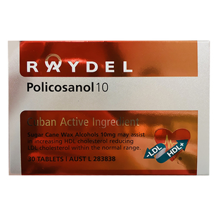买3包邮澳洲原装RAYDEL普利醇甘蔗原素片30粒Policosanol