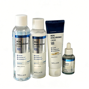 保湿界最严厉的母亲 韩国wellage唯拉珠水光玻尿酸补水面霜水乳