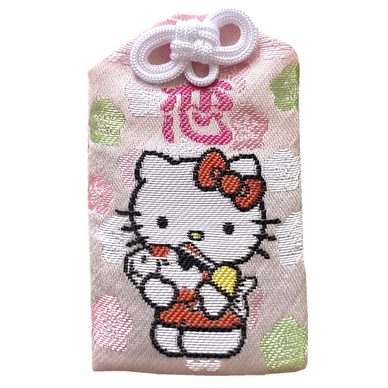 日本锦天满宫hello kitty猫咪全能御守恋守良缘护身符开运包挂件