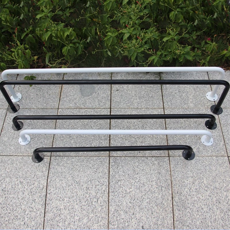 晾衣杆加厚单杆壁挂晒衣杆室内挂衣架凉衣杆固定式挂衣杆阳台顶装