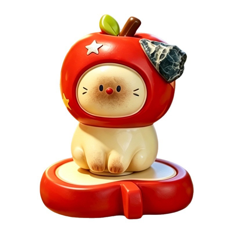 可爱水晶猫树脂桌面摆件潮玩盲盒
