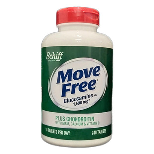 原装正品进口MoveFree益节氨糖软骨素五合一高钙护关节维D款240粒