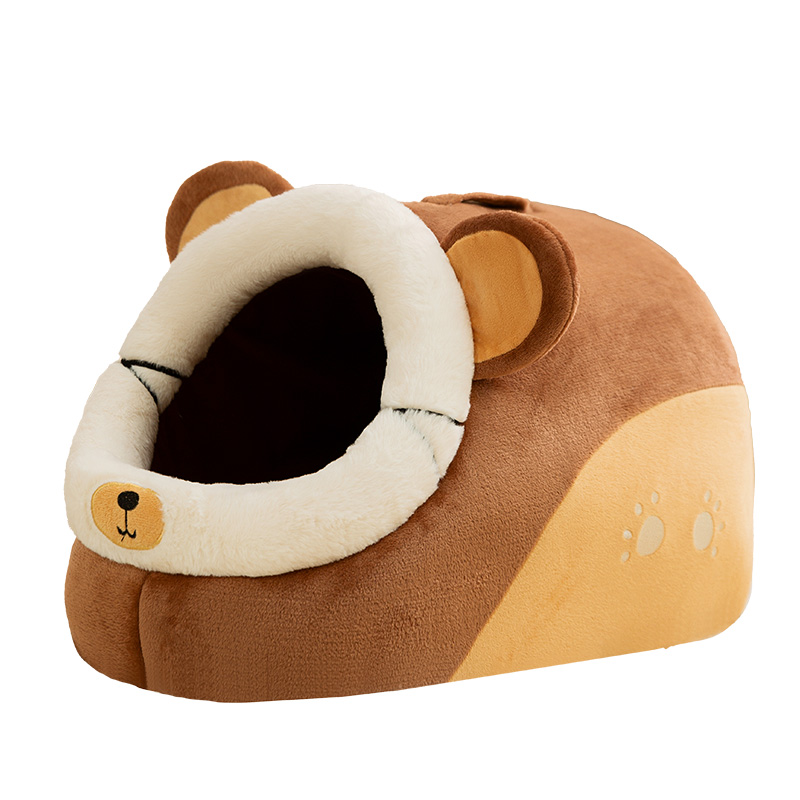猫窝冬季保暖冬天睡觉毛绒封闭式安全感猫屋猫咪宠物四季通用狗窝
