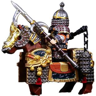 金朝重装铁浮屠骑兵中国小人仔第三方玩具拼装男孩积木益智古代