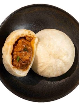 爆汁黑猪肉鲜肉手工大包子多口味