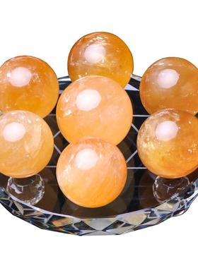 工艺品天然客厅水晶球玄关摆件