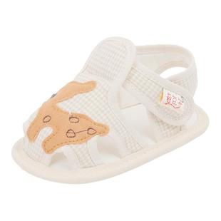 软底宝宝凉鞋男宝1岁婴儿鞋子夏季防滑透气布鞋学步鞋室内地板鞋2