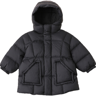 康衣儿宝宝羽绒服中长款2025冬季新款女童羽绒服男宝中小童装外套