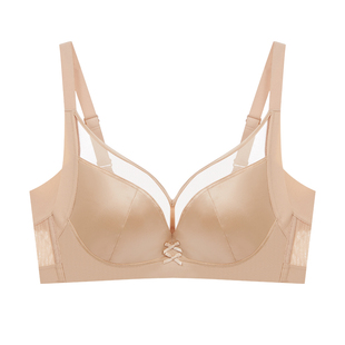 蒂芙娜DIFUNA内衣女大胸显小聚拢显瘦收副乳美胸美背无钢圈文胸女