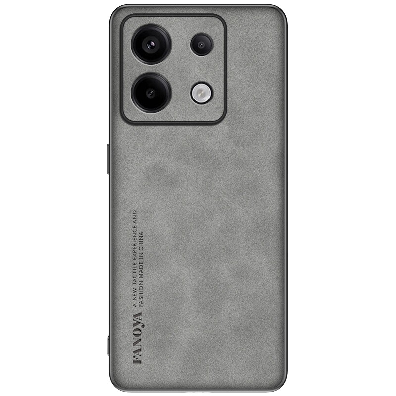 适用红米Redmi Note13/13Pro国际版防摔保护壳note13pro+羊巴皮抗爆4G/5G海外手机磨砂防滑简约男女款软套