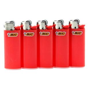 法国BIC比克J5一次性mini迷你短款打火机砂轮火石固定明火防爆