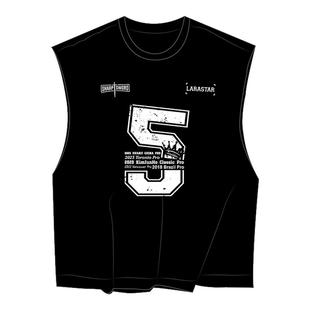 劳拉之星1557五冠王系列坎肩男士吸湿排汗宽肩纯棉训练背心