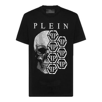 PHILIPP PLEIN 经典骷髅PP男士圆领T恤短袖