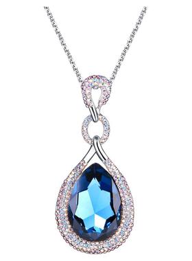 挂饰毛衣链布兰琪吊坠女水晶