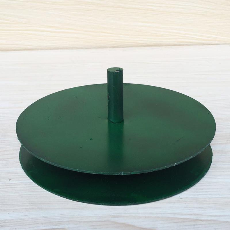 皮料转盘带轴承铁转盘加轴承卷皮料/皮革/布料卷转料专用颜色随机