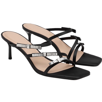 亮钻高跟凉拖鞋CHARLES&KEITH