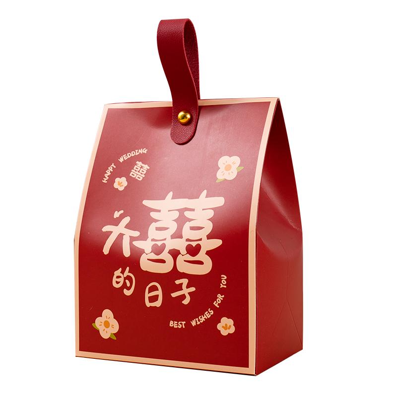结婚ins风喜糖礼盒成品含糖婚礼搭配好带糖巧克力成品婚糖礼盒