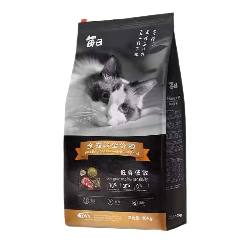 每日猫粮10kg增肥发腮驱虫全期粮
