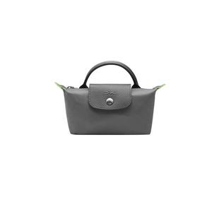 【自营】LONGCHAMP/珑骧女士新款纽扣拉链休闲mini手提饺子包