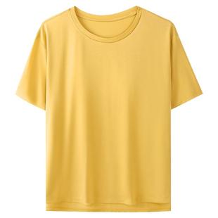 带胸垫睡衣女夏天冰丝短袖可外穿家居服套装莫代尔大码短裤两件套