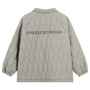 男童冬装韩范运动棒球棉服2025新款青少年儿童防风加厚夹棉外套潮