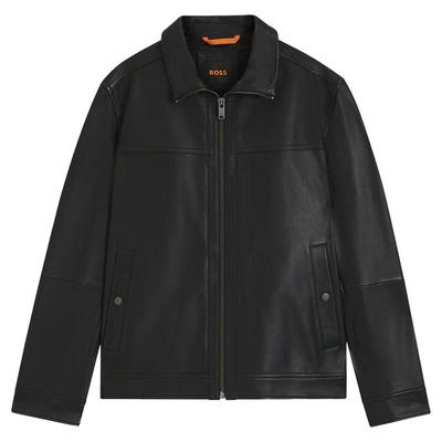 [保税仓]HugoBoss羊皮革皮衣男