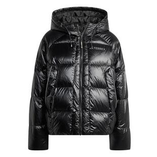 650蓬拒水防风保暖户外鹅绒羽绒服女冬adidas阿迪达斯TERREX