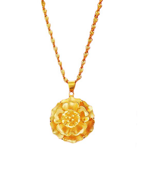 项坠久不掉色仿真黄金