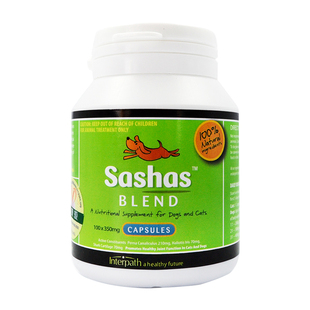 萨沙/萨莎关节灵胶囊Sashas 泰迪金毛等宠物狗猫关节炎修复100粒