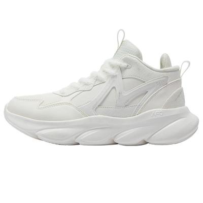 361灵狐女鞋加毛运动鞋冬季高帮加绒保暖大棉鞋皮面防水跑步鞋女