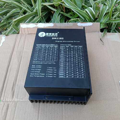下单前咨询雷赛科技DM1182驱动器，最大电流可调8.2A，细分256